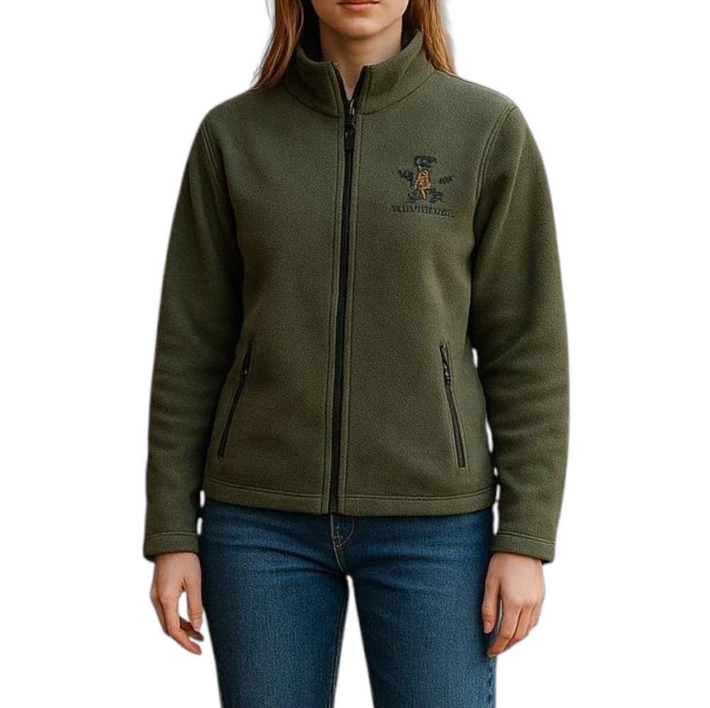 Youth Polo Ralph Lauren Olive Green Full Zip Fleece Jacket